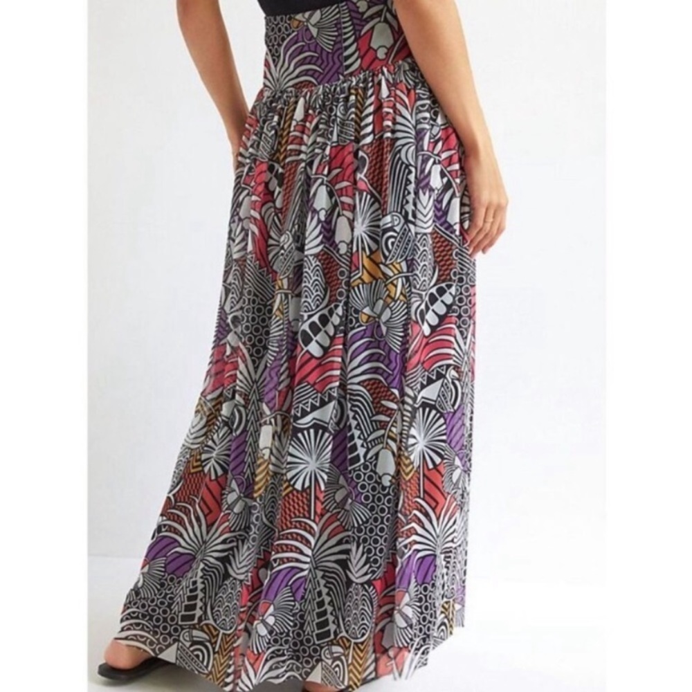 Anthropologie Farm Rio tropical maxi skirt xs new - Picture 4 of 10